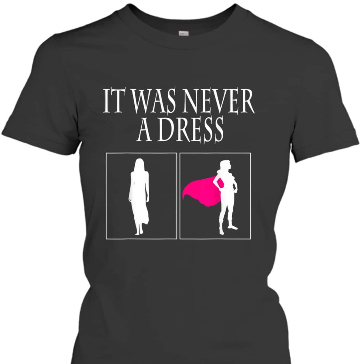 It Was Never A Dress Feminist Gift T-Shirt It Was Never A Dress Feminist Gift T-Shirt