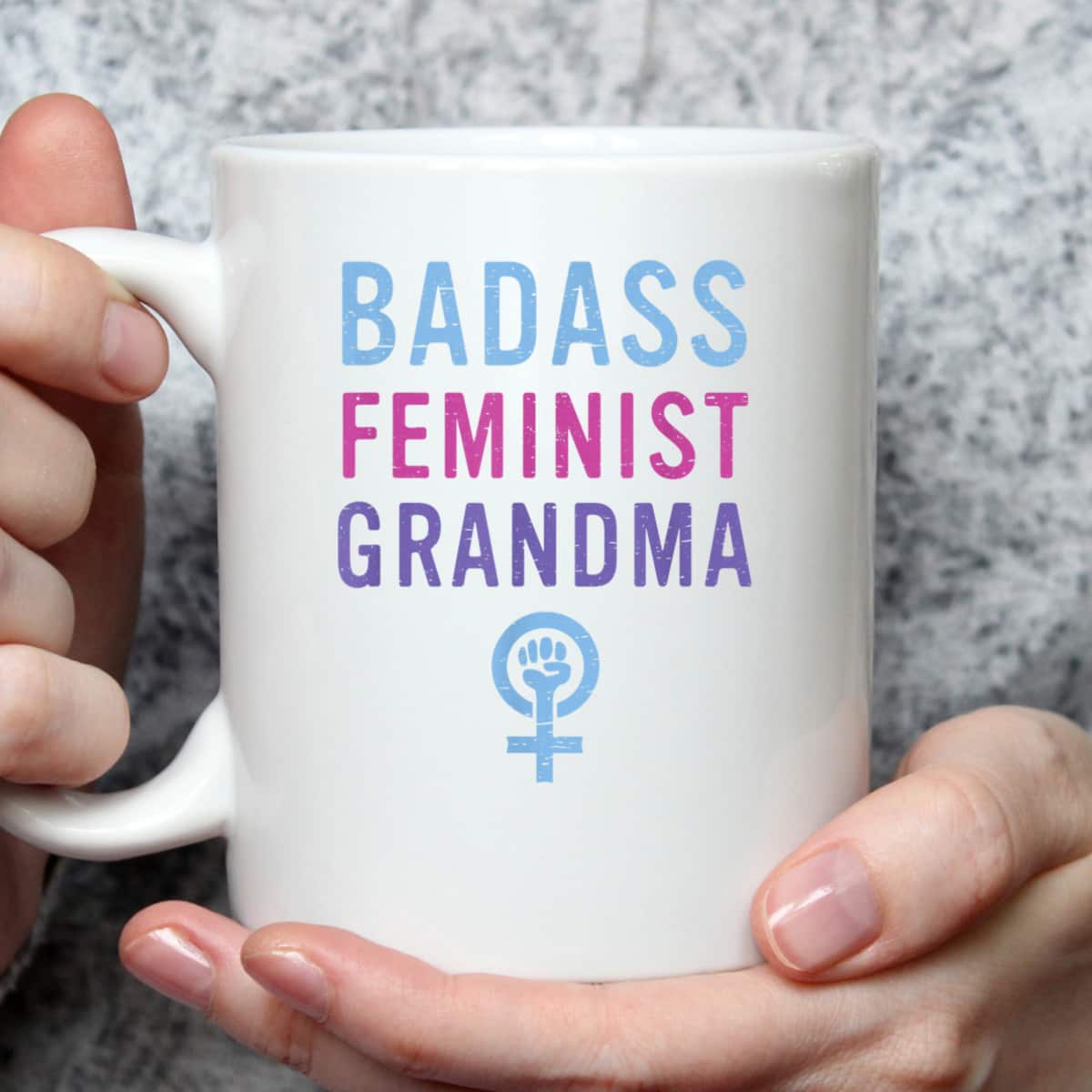 Feminist Badass Feminist Grandma T-Shirt