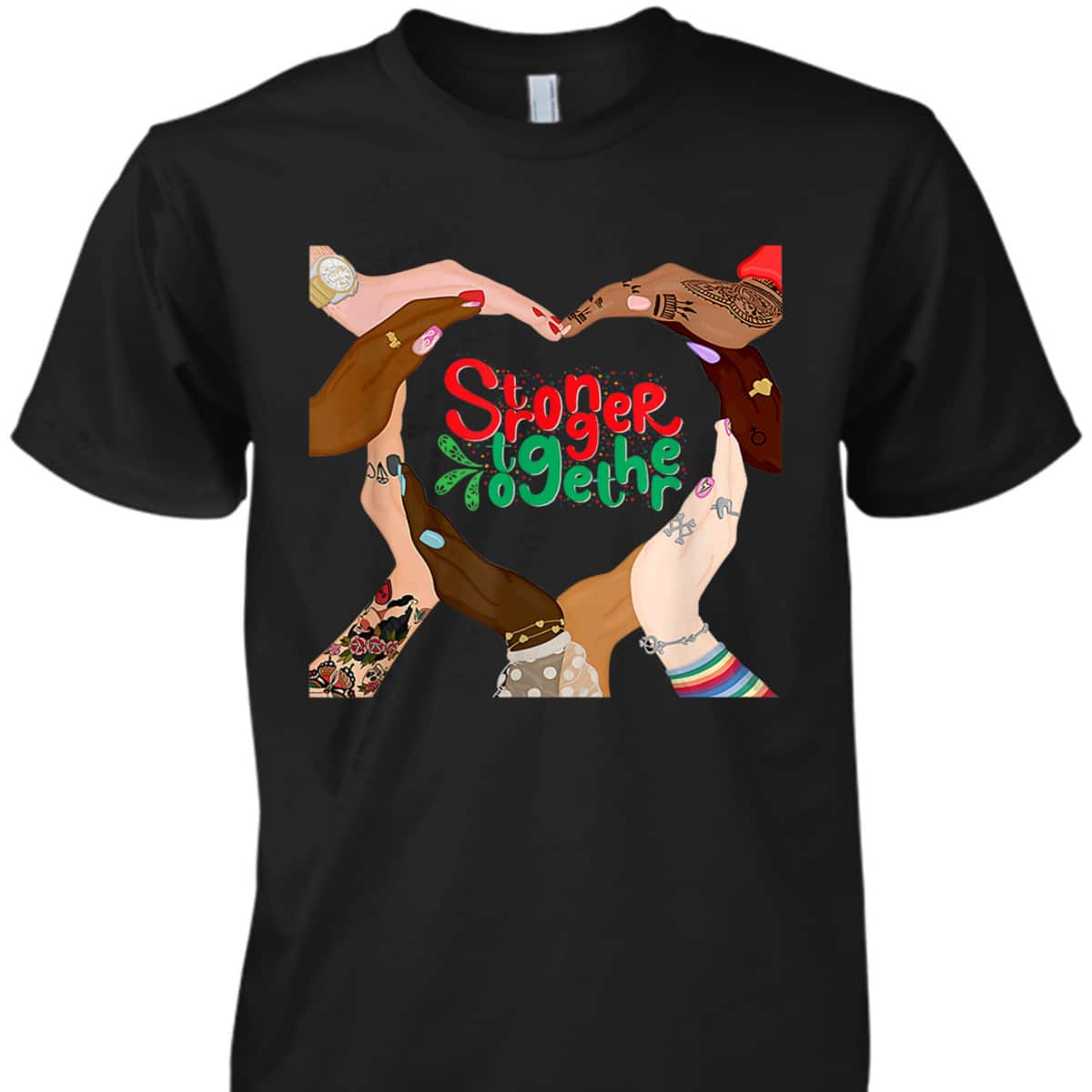 Stronger Together Feminist Girls Power Empowered Woman T-Shirt Stronger Together Feminist Girls Power Empowered Woman T-Shirt
