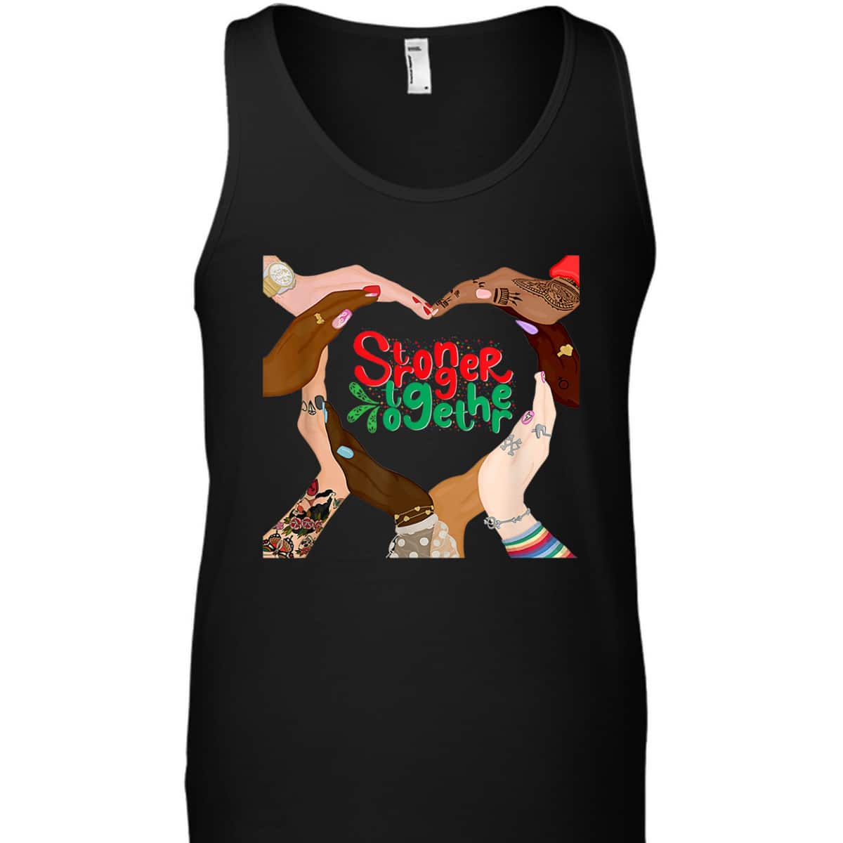 Stronger Together Feminist Girls Power Empowered Woman T-Shirt Stronger Together Feminist Girls Power Empowered Woman T-Shirt