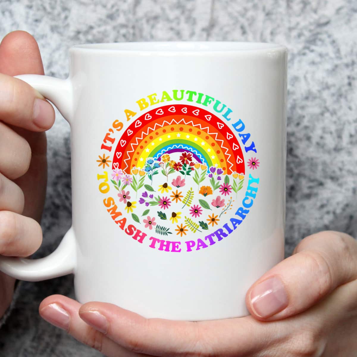 Its A Beautiful Day To Smash The Patriarchy Feminist T-Shirt
