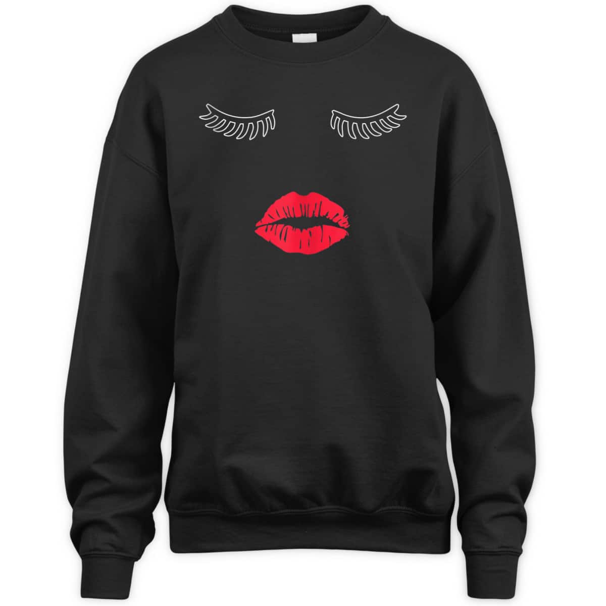 Cute Lashes Lips Woman Girl Beautiful Kiss Feminist Blondie T-Shirt Cute Lashes Lips Woman Girl Beautiful Kiss Feminist Blondie T-Shirt