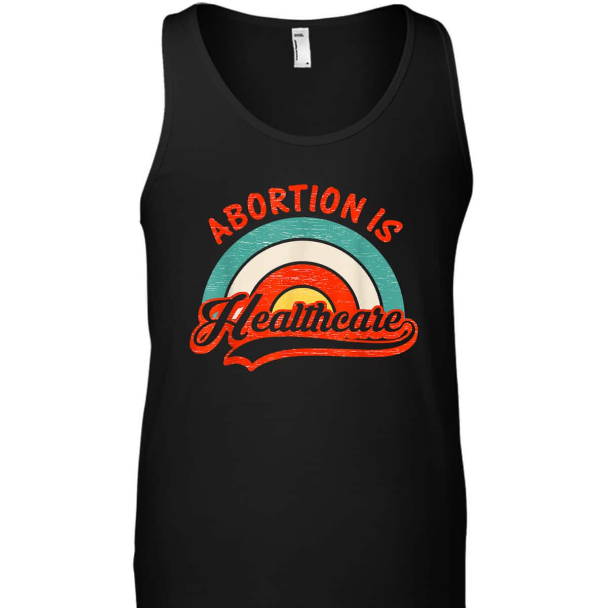 Abortion Is Healthcare Feminist Feminism Retro Pro Choice T-Shirt