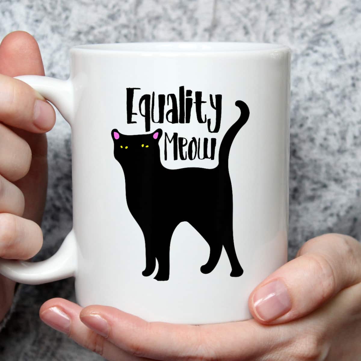 Equality Meow Cute Feminist Cat Feminism Cats T-Shirt Equality Meow Cute Feminist Cat Feminism Cats T-Shirt