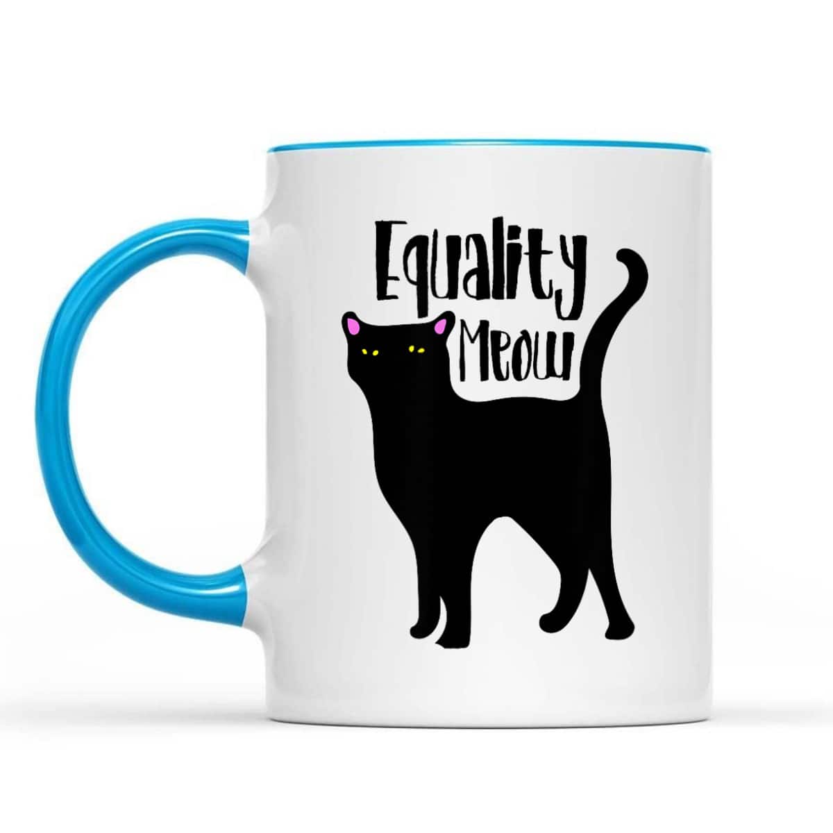 Equality Meow Cute Feminist Cat Feminism Cats T-Shirt Equality Meow Cute Feminist Cat Feminism Cats T-Shirt