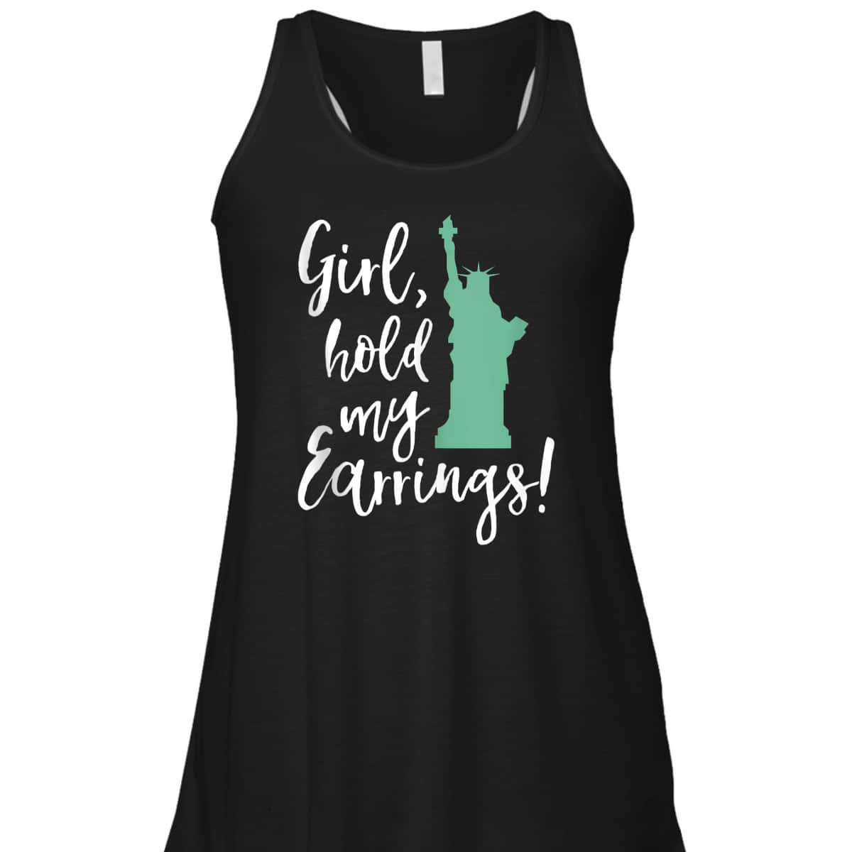 Funny Girl Hold My Earrings Feminist Equal Rights T-Shirt