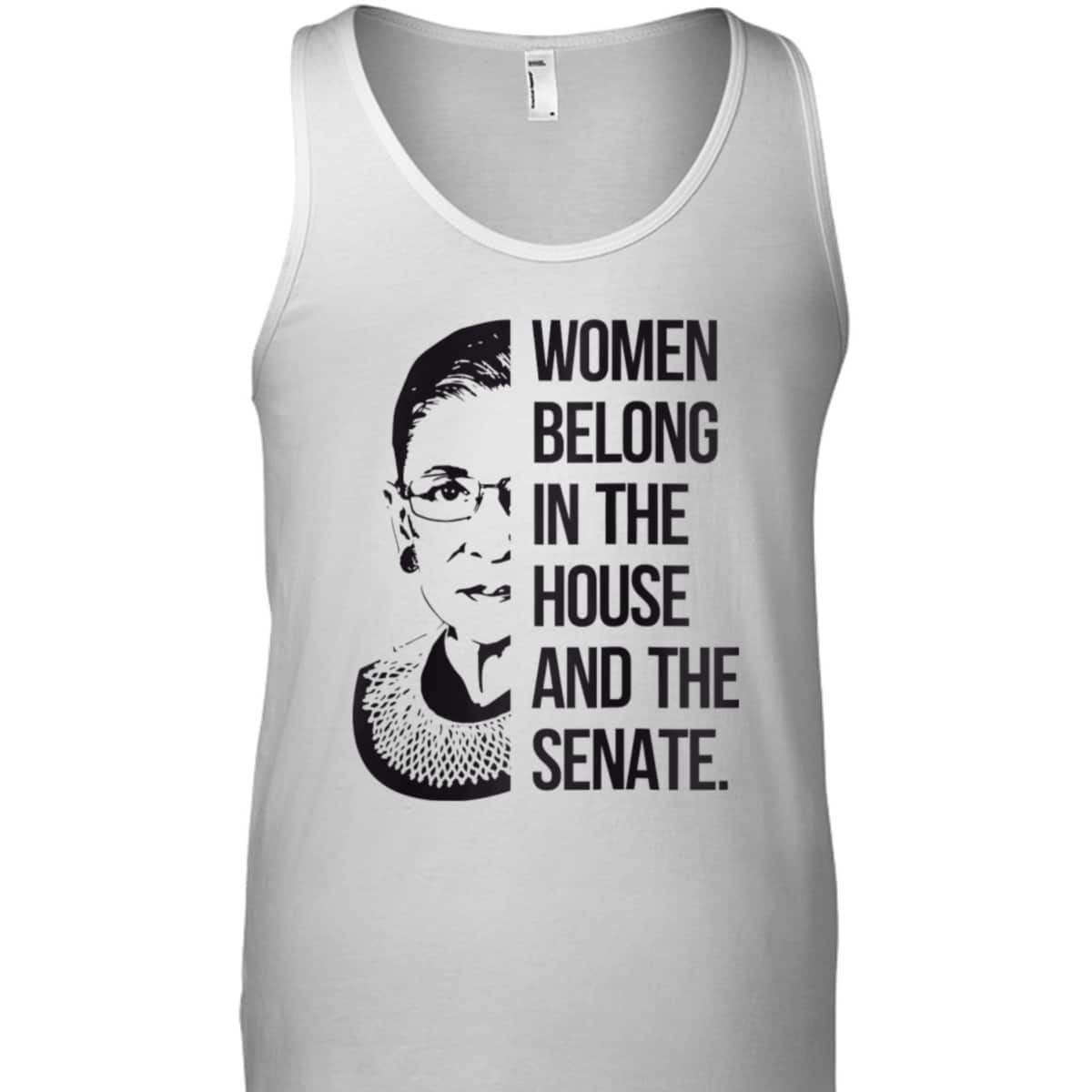 Womens Women Belong In The House And Senate Equal Rights Feminist T-Shirt Womens Women Belong In The House And Senate Equal Rights Feminist T-Shirt