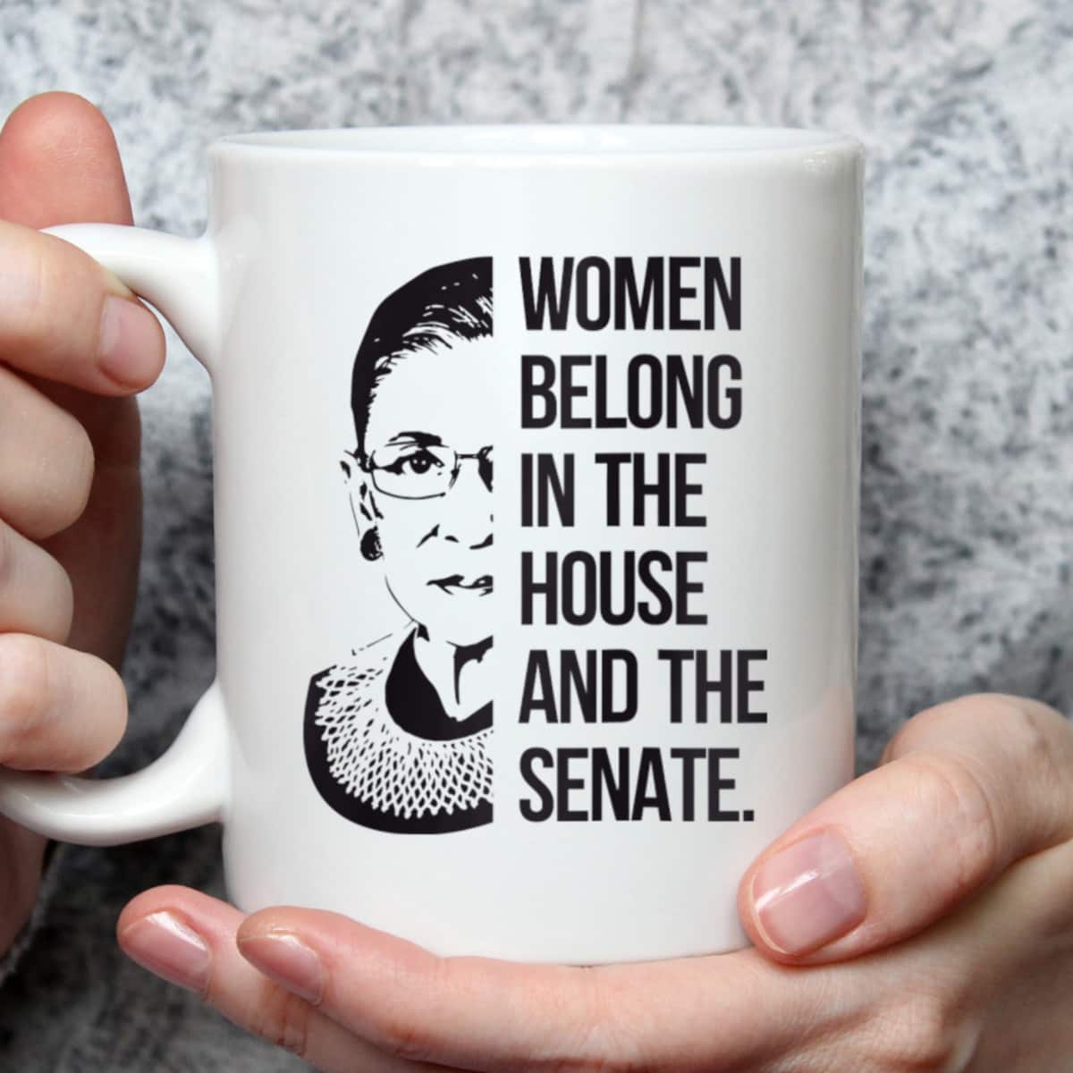 Womens Women Belong In The House And Senate Equal Rights Feminist T-Shirt Womens Women Belong In The House And Senate Equal Rights Feminist T-Shirt