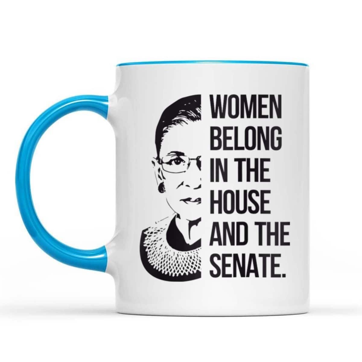 Womens Women Belong In The House And Senate Equal Rights Feminist T-Shirt