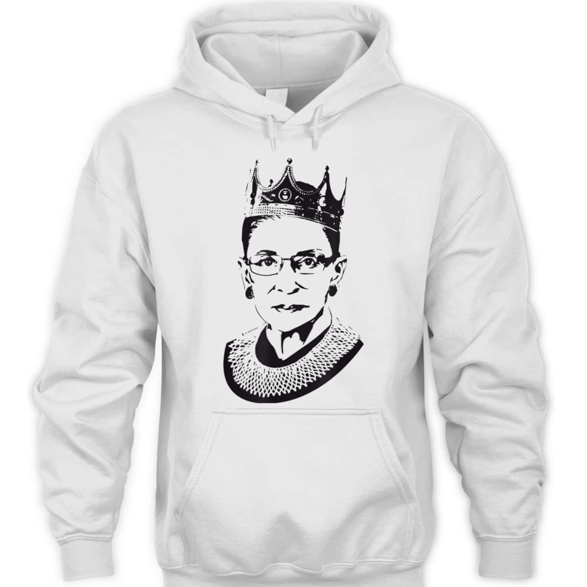 Ruth Bader Ginsburg Wearing A Crown RBG Judge Feminist Gift T-Shirt Ruth Bader Ginsburg Wearing A Crown RBG Judge Feminist Gift T-Shirt