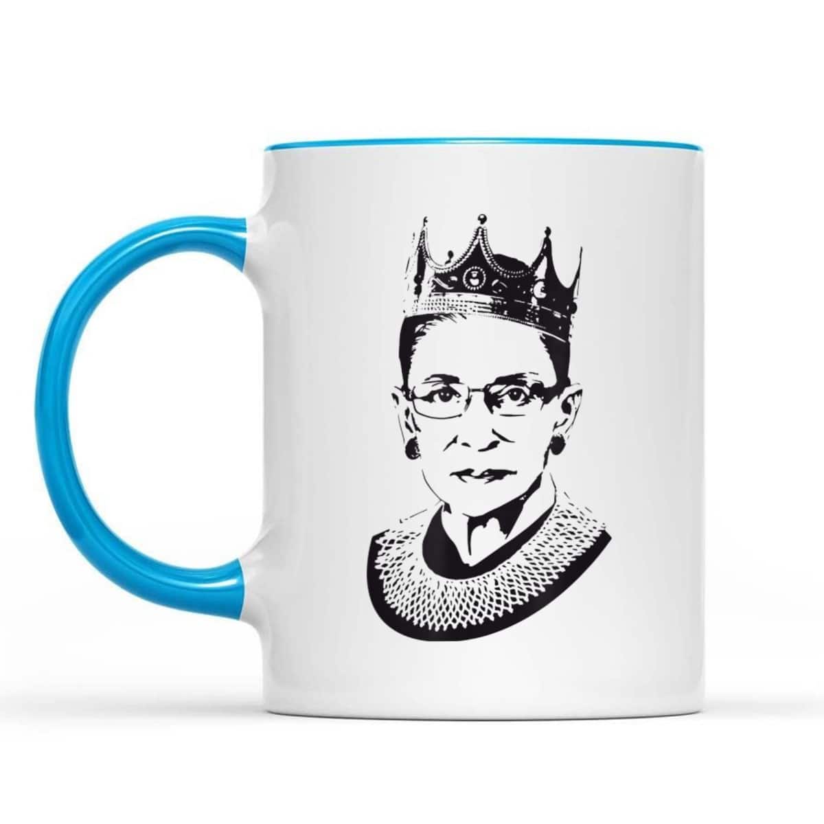 Ruth Bader Ginsburg Wearing A Crown RBG Judge Feminist Gift T-Shirt