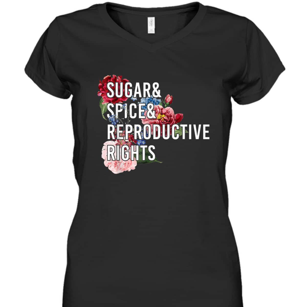 Sugar And Spice And Reproductive Rights Feminist Support T-Shirt
