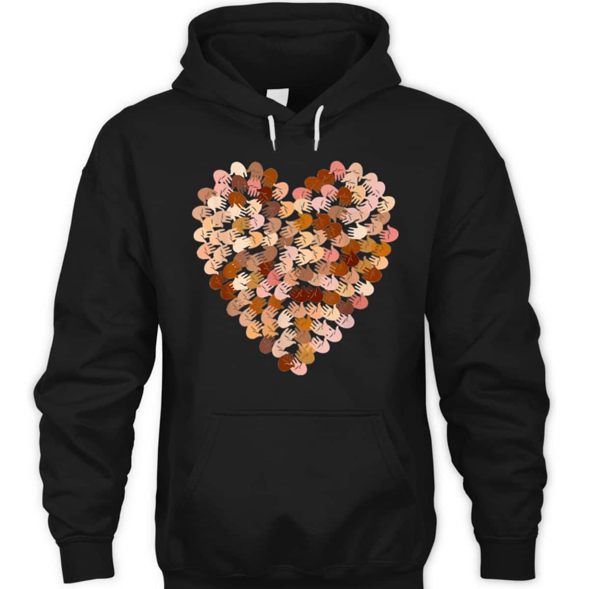 Feminist Multicultural Heart Hands Heart T-Shirt Feminist Multicultural Heart Hands Heart T-Shirt