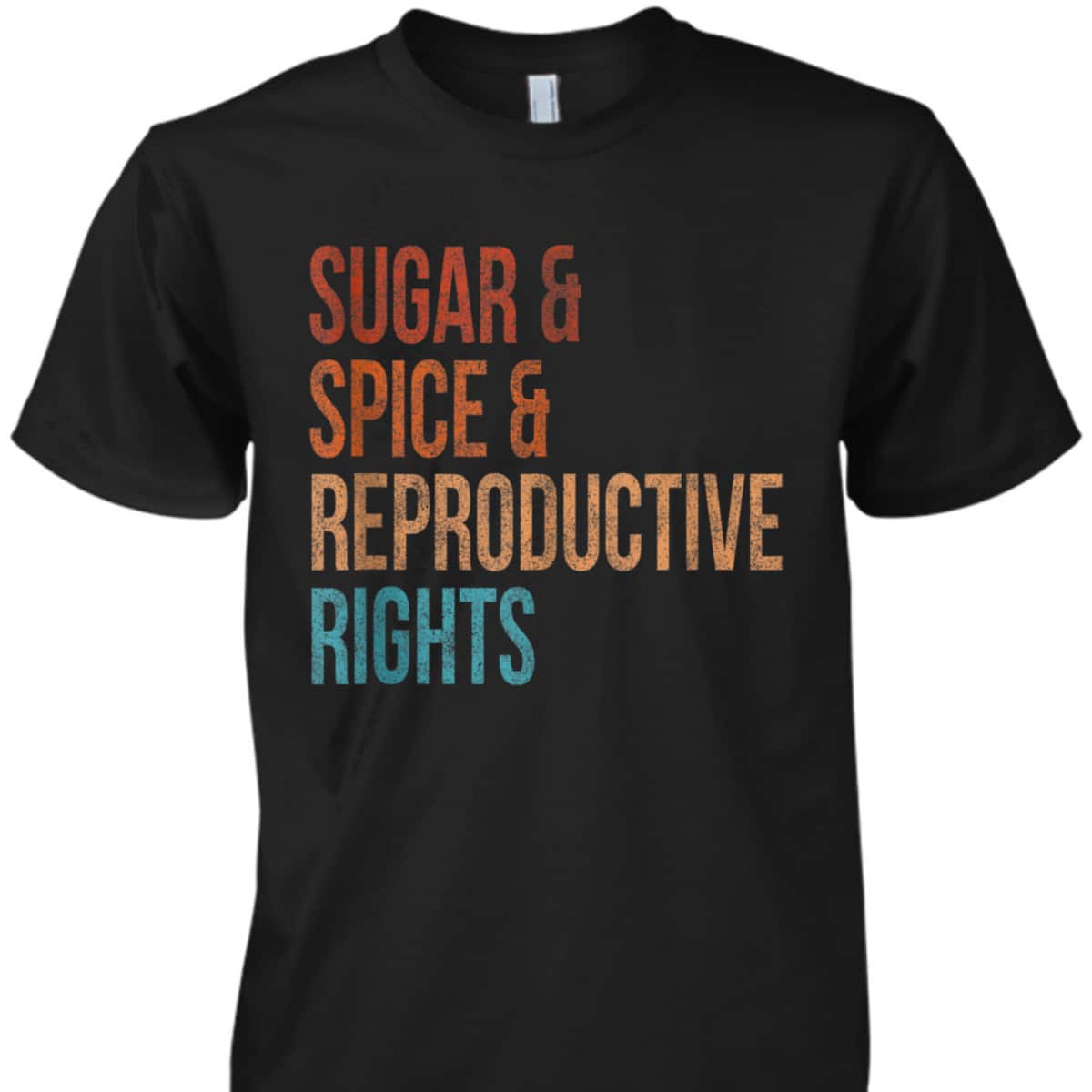 Sugar Spice Reproductive Rights Feminist Vintage T-Shirt