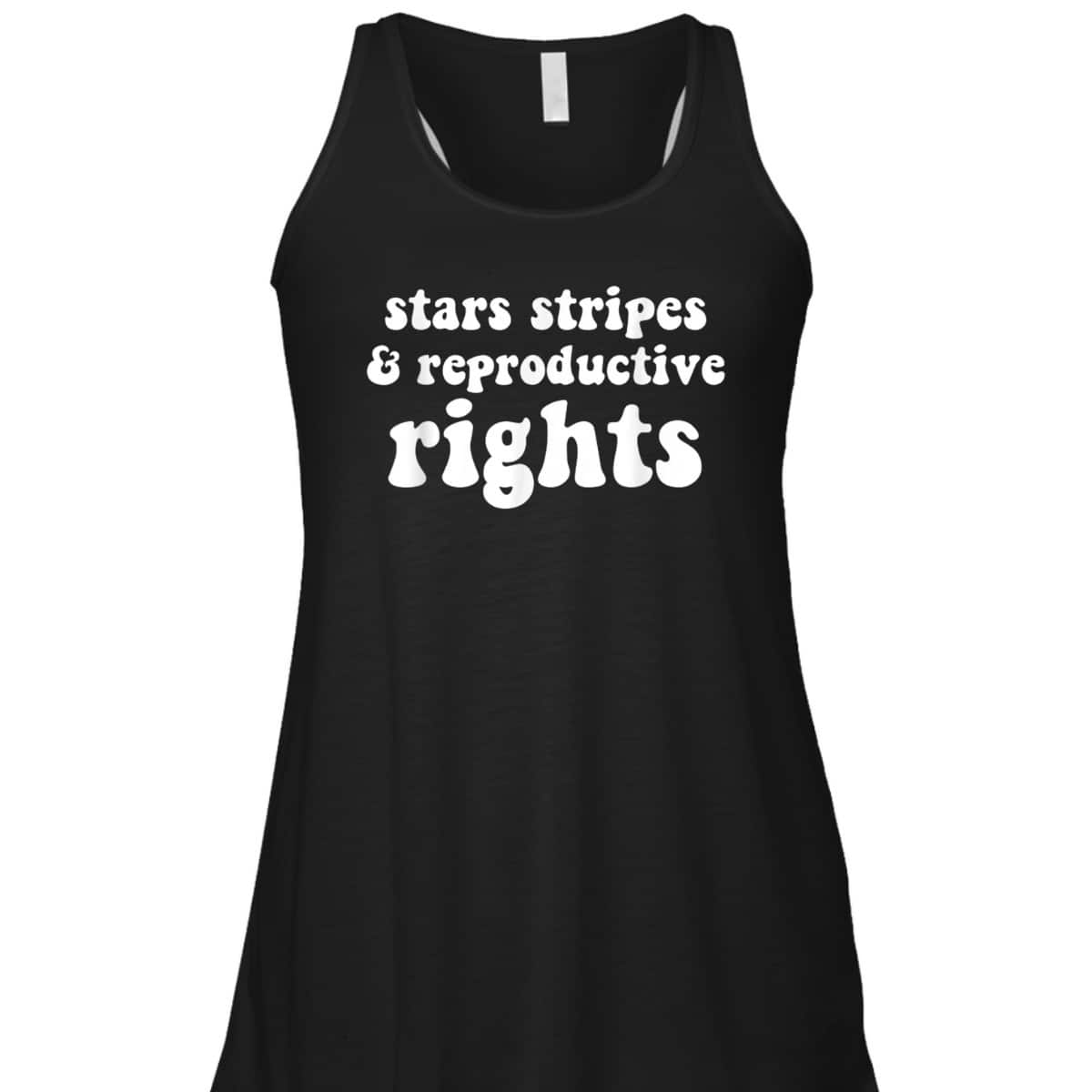 Stars, Stripes And Reproductive Rights Patriotic Feminist T-Shirt