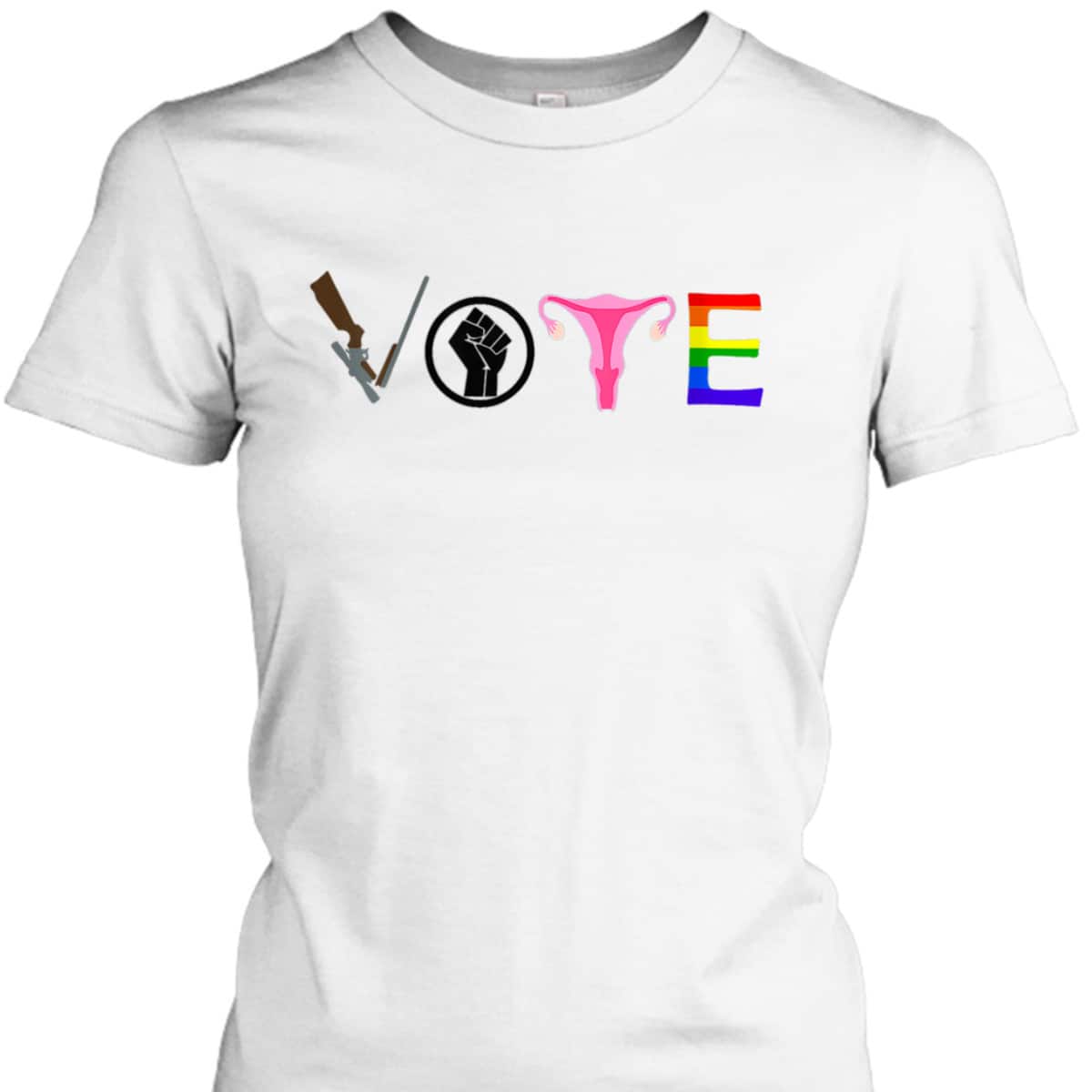 Womens Black Lives Matter Vote LGBT Gay Rights Feminist Equality T-Shirt