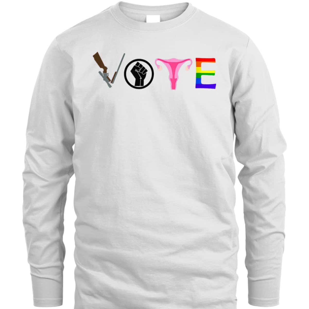 Womens Black Lives Matter Vote LGBT Gay Rights Feminist Equality T-Shirt