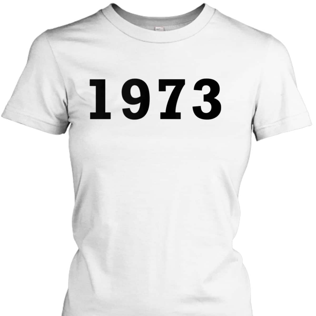 Women 1973 Roe Feminist Pro Choice T-Shirt