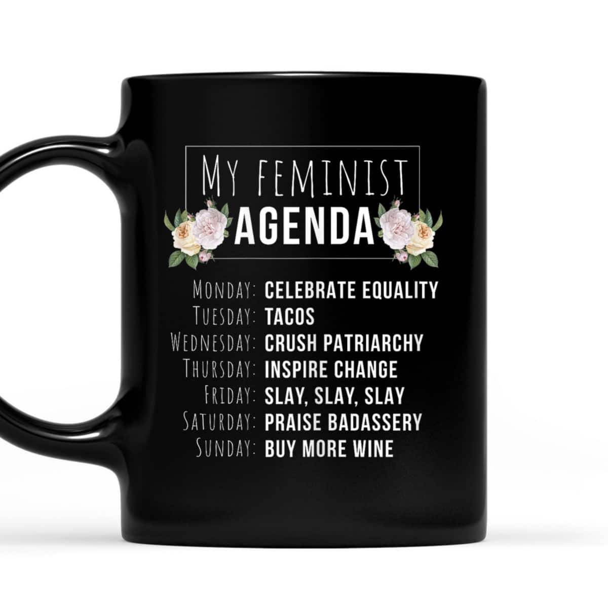 My Feminist Agenda Cool Feminist Feminism T-Shirt My Feminist Agenda Cool Feminist Feminism T-Shirt