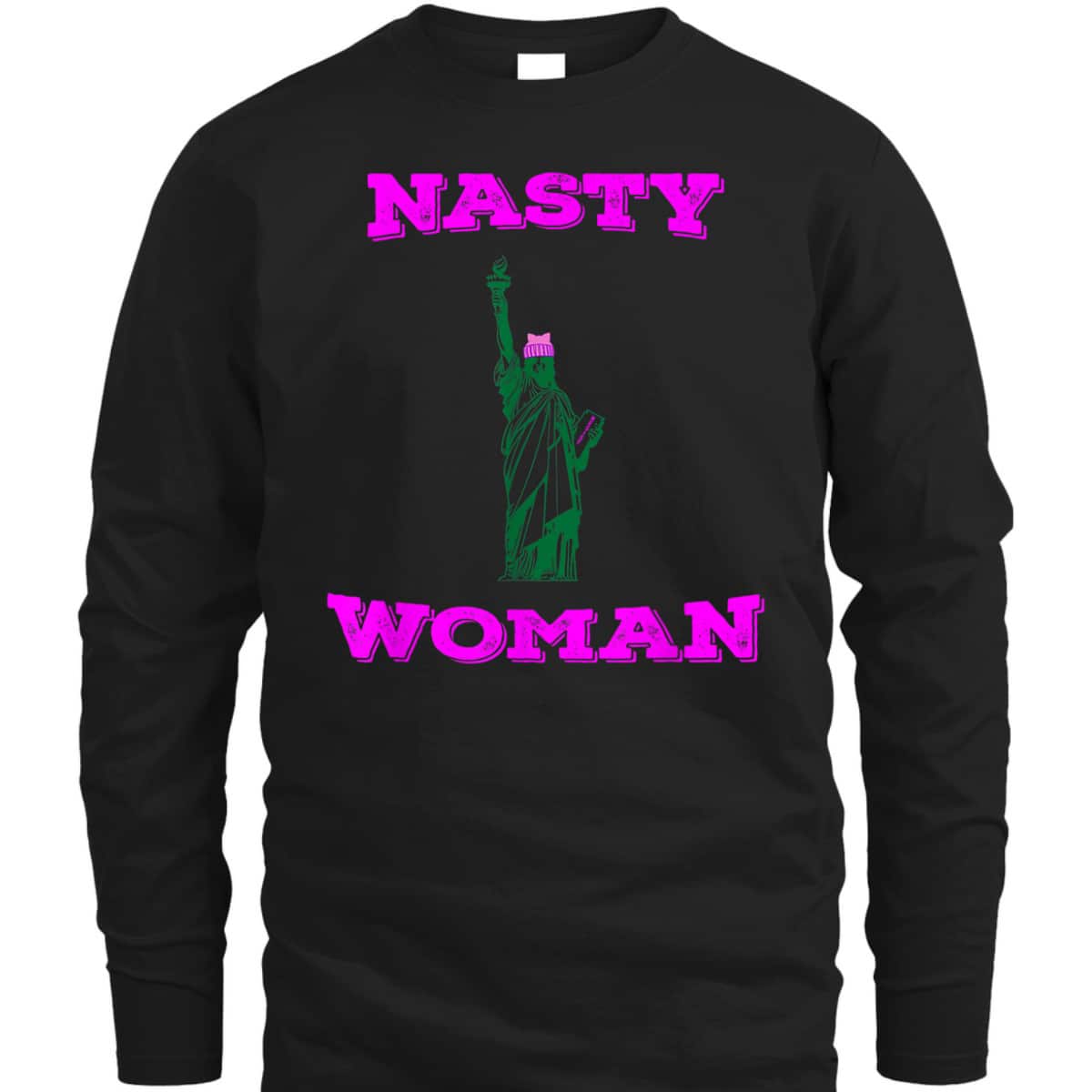 Nasty Woman Feminist Resist Pussy Cat Hat T-Shirt