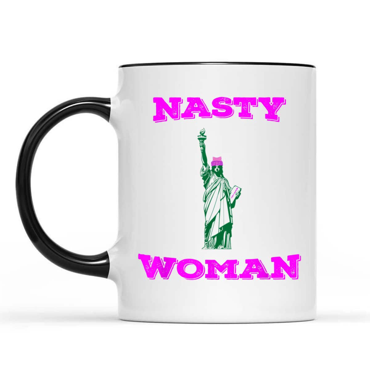 Nasty Woman Feminist Resist Pussy Cat Hat T-Shirt