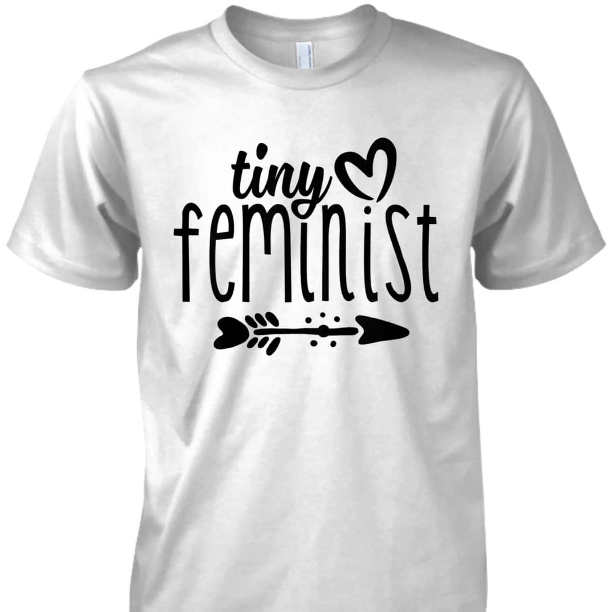 Kids Tiny Feminist Cute Feminist Feminism Baby Girl Toddler T-Shirt