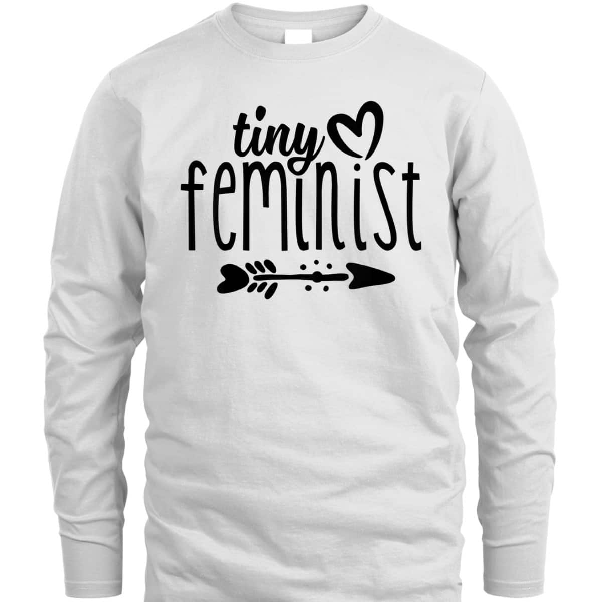 Kids Tiny Feminist Cute Feminist Feminism Baby Girl Toddler T-Shirt