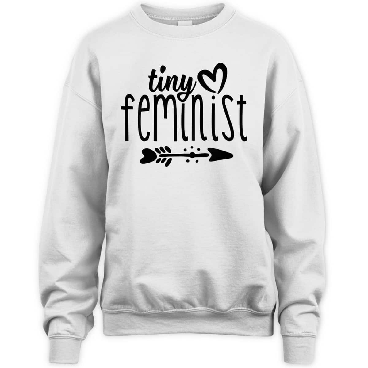 Kids Tiny Feminist Cute Feminist Feminism Baby Girl Toddler T-Shirt