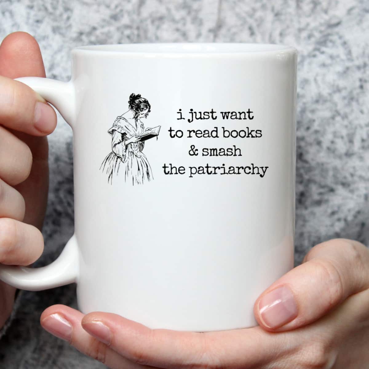 Funny Feminist Book Lover Read Books Smash The Patriarchy T-Shirt