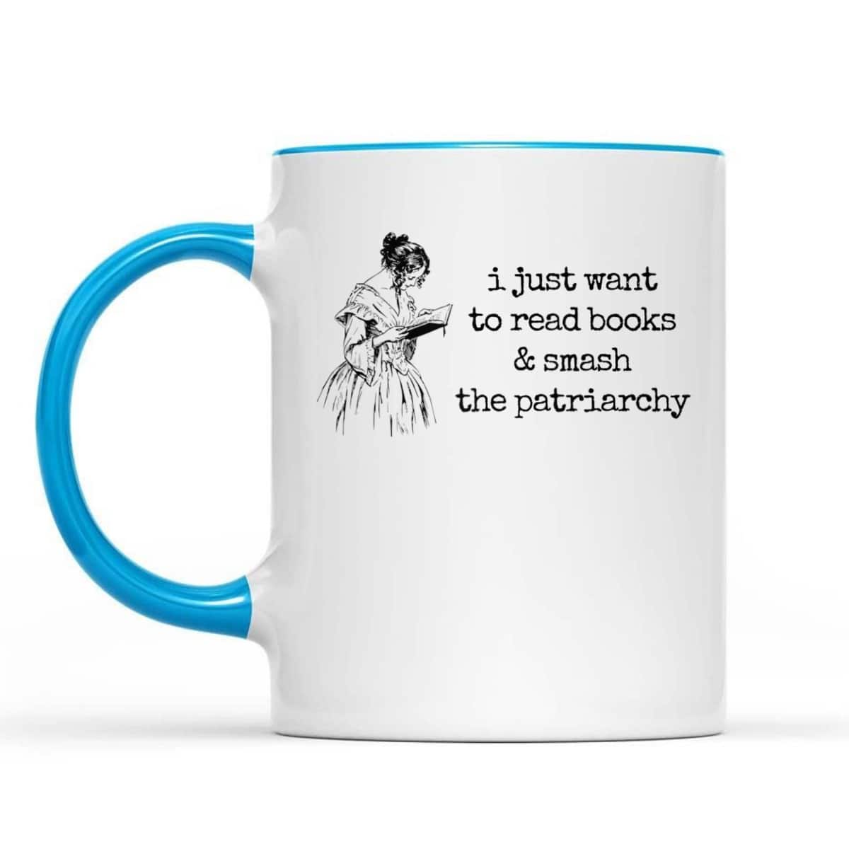 Funny Feminist Book Lover Read Books Smash The Patriarchy T-Shirt