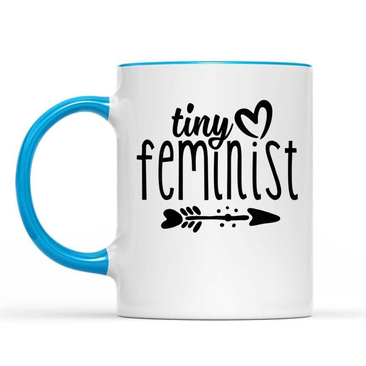 Kids Tiny Feminist Cute Feminist Feminism Baby Girl Toddler T-Shirt