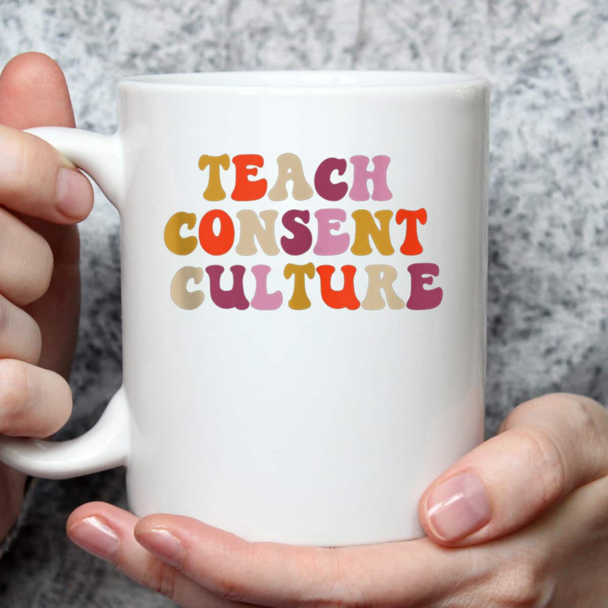 Groovy Feminist Teach Consent Culture Consent Education T-Shirt
