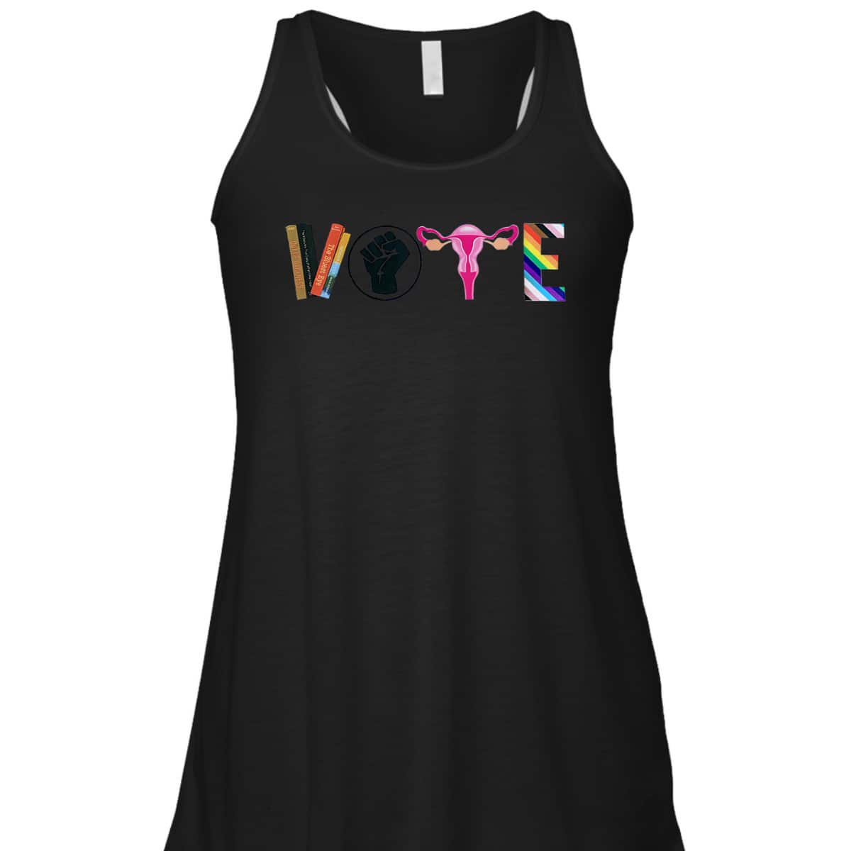 Womens Vote Feminist Rights Femi Book Symbol T-Shirt Womens Vote Feminist Rights Femi Book Symbol T-Shirt