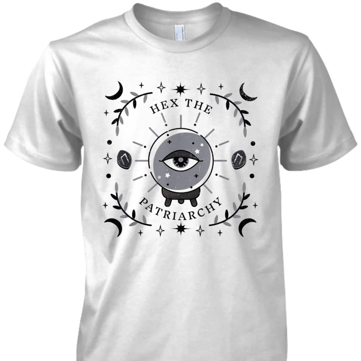Feminist Witch Hex The Patriarchy Womens T-Shirt Feminist Witch Hex The Patriarchy Womens T-Shirt