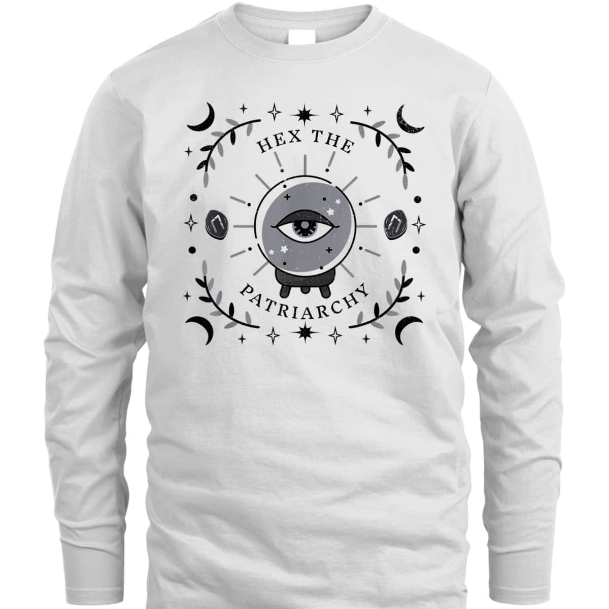 Feminist Witch Hex The Patriarchy Womens T-Shirt Feminist Witch Hex The Patriarchy Womens T-Shirt