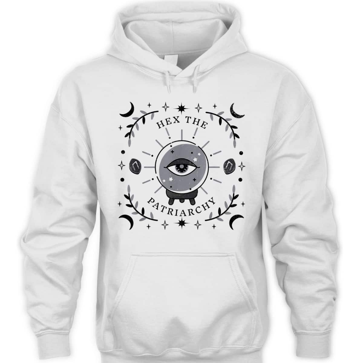 Feminist Witch Hex The Patriarchy Womens T-Shirt