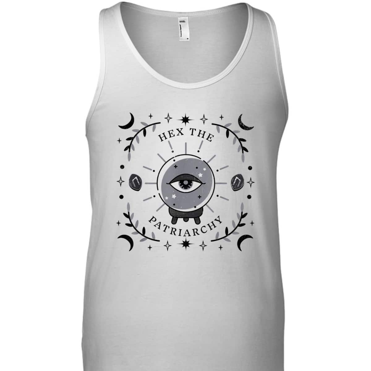 Feminist Witch Hex The Patriarchy Womens T-Shirt