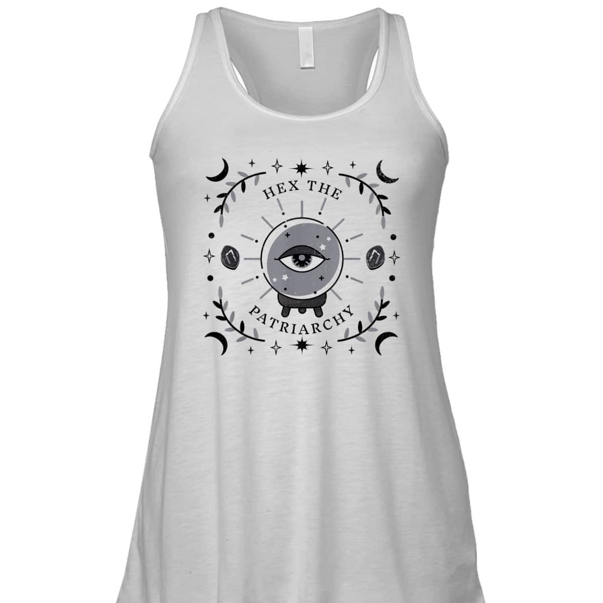 Feminist Witch Hex The Patriarchy Womens T-Shirt