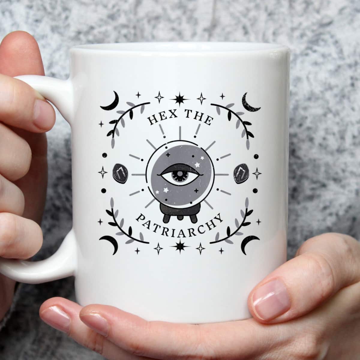 Feminist Witch Hex The Patriarchy Womens T-Shirt