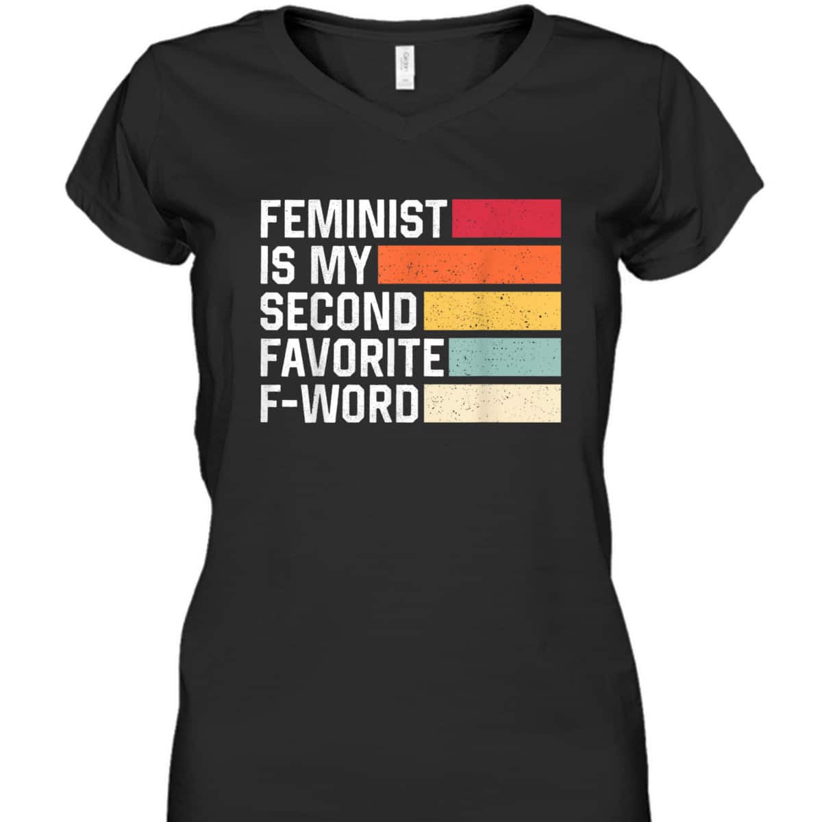 Feminist Is My Second Favorite F Word Retro Feminism T-Shirt