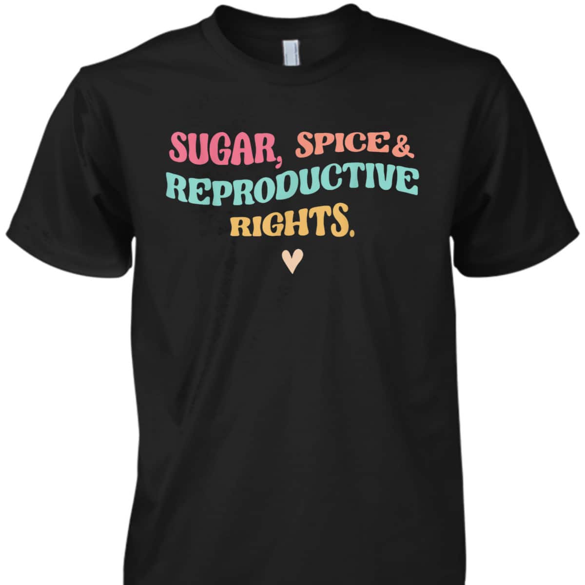 Sugar, Spice & Reproductive Rights Pro-Choice Feminist Gifts T-Shirt
