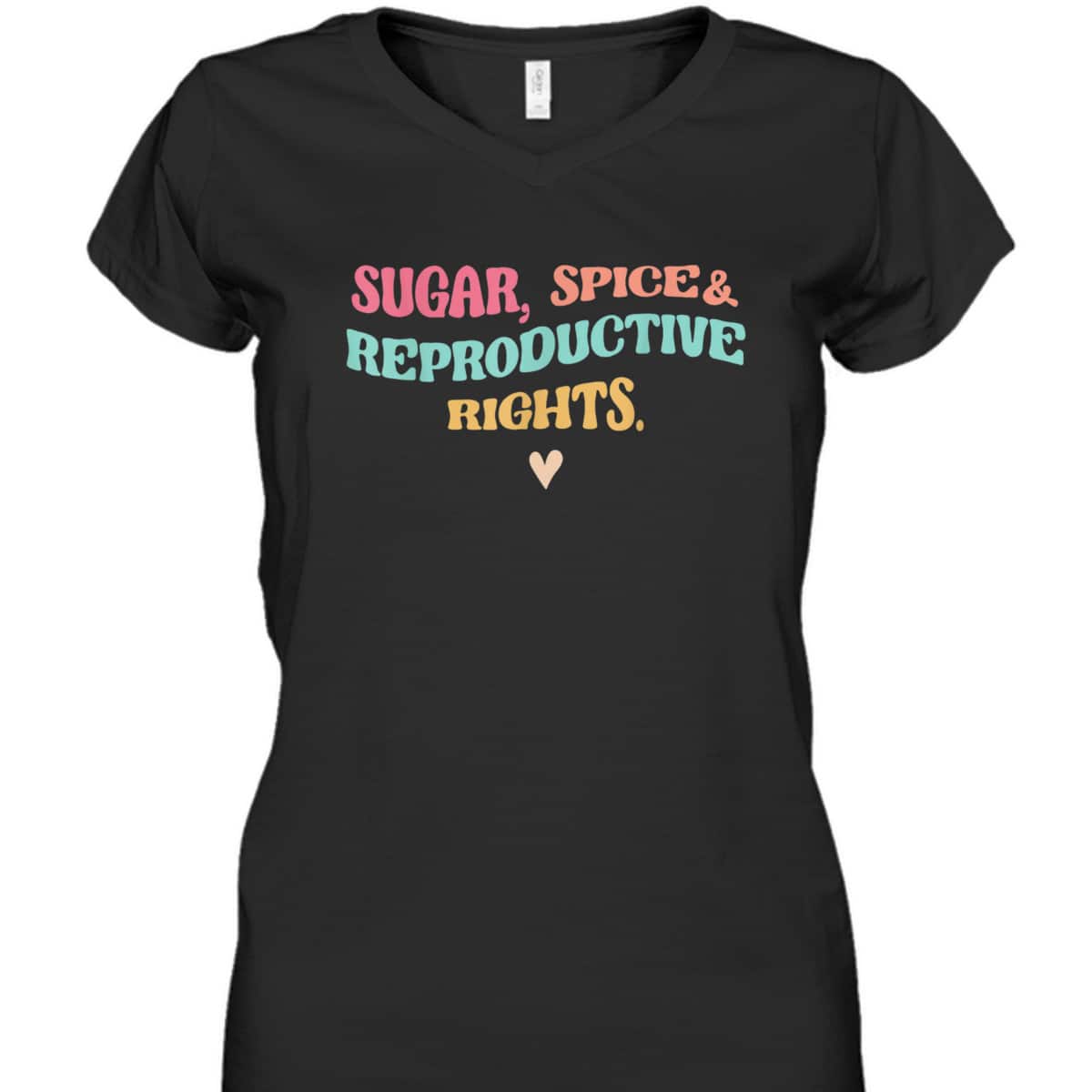 Sugar, Spice & Reproductive Rights Pro-Choice Feminist Gifts T-Shirt