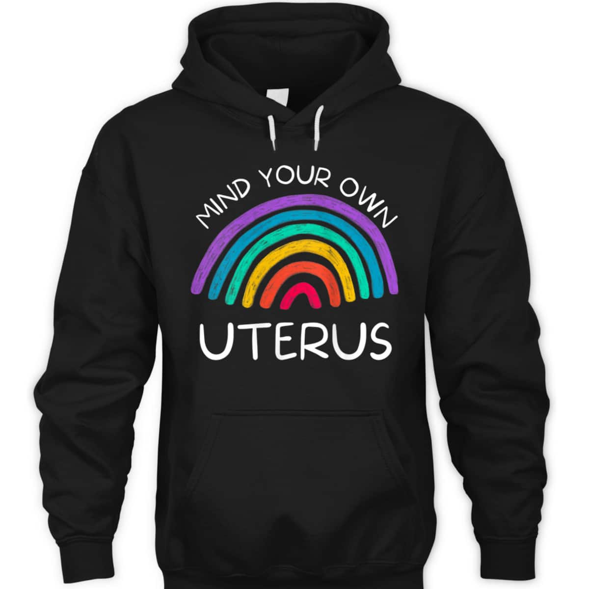 Womens Mind Your Own Uterus Feminist Rights T-Shirt
