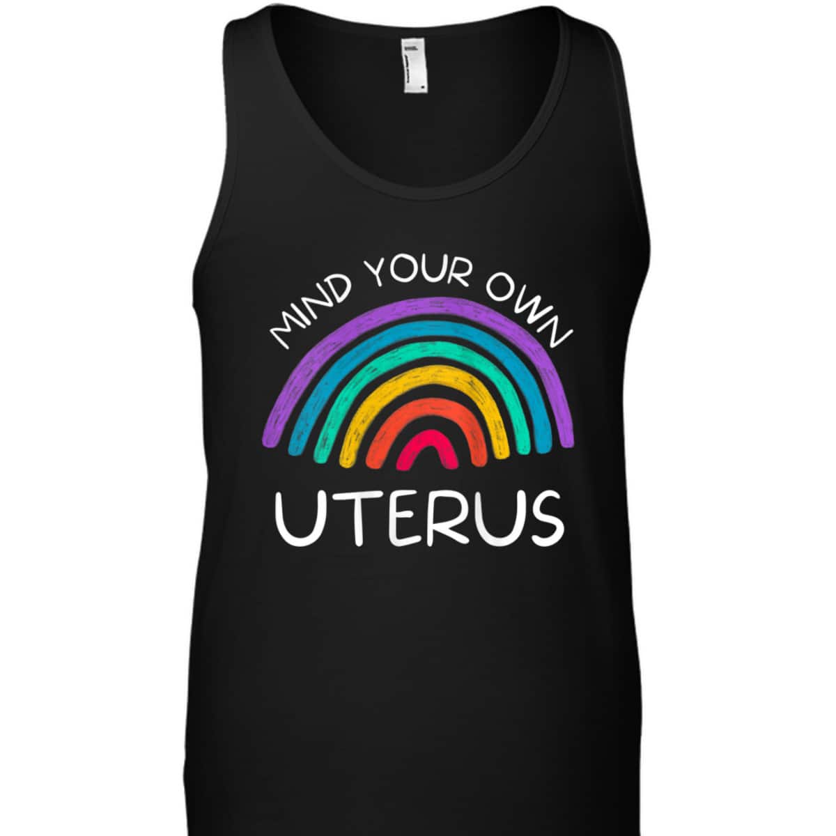 Womens Mind Your Own Uterus Feminist Rights T-Shirt