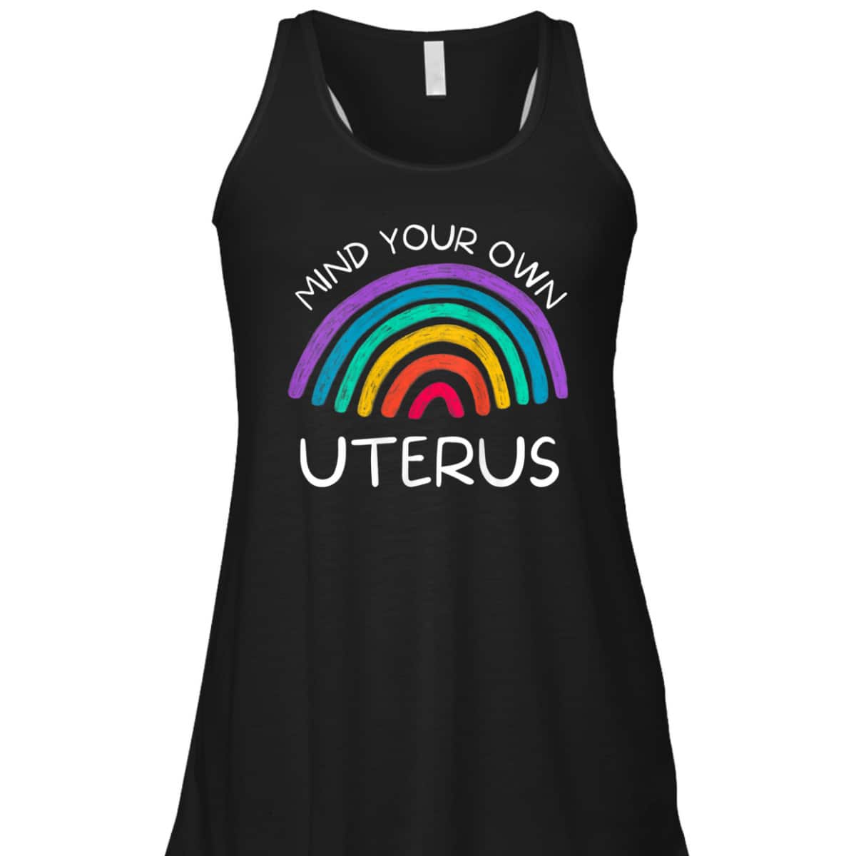 Womens Mind Your Own Uterus Feminist Rights T-Shirt