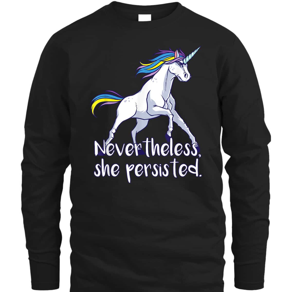 Feminism Gift Cute Strong Feminist Unicorn Girls T-Shirt
