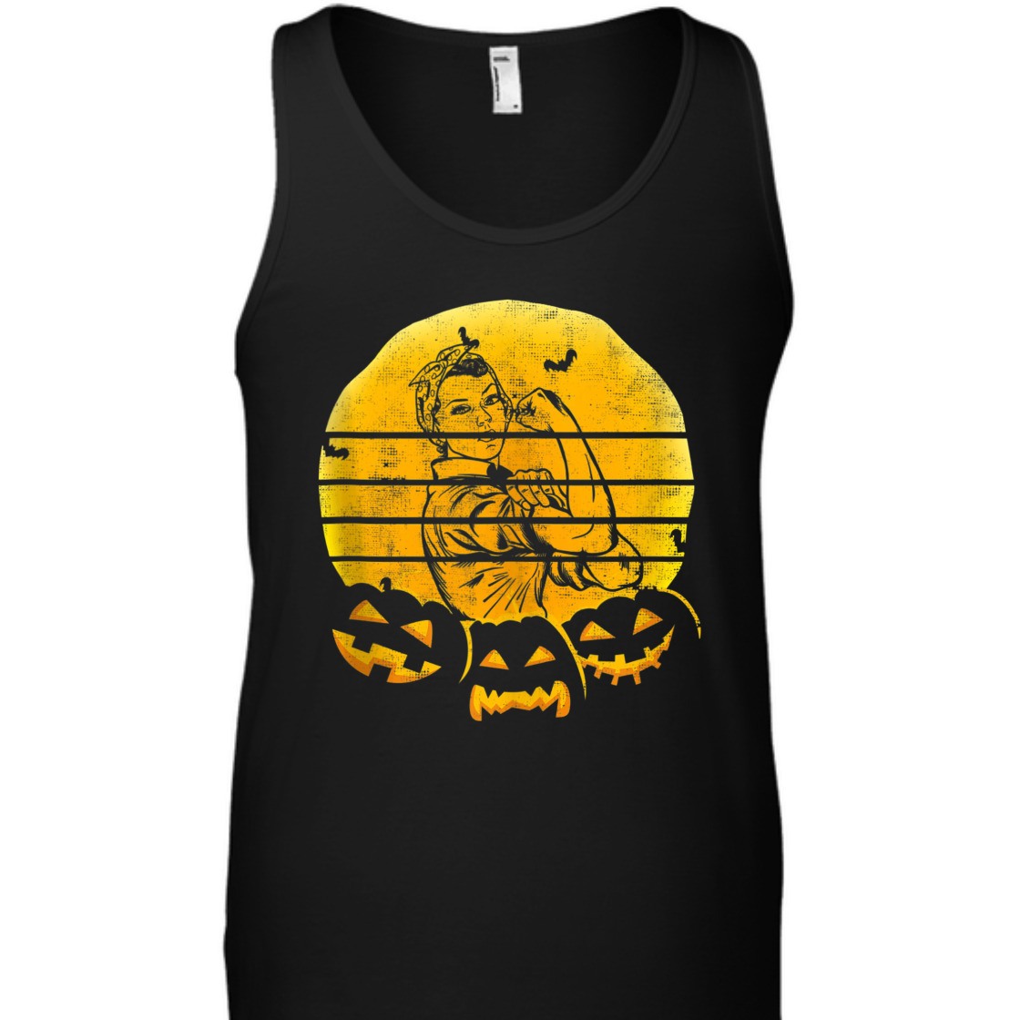 Strong Women Retro Vintage T-Shirt Halloween Gift