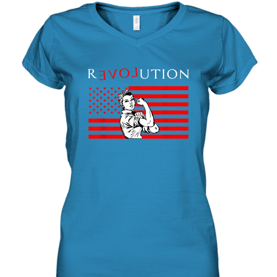 Strong Women Rosie The Riveter Revolution Girl Power T-Shirt Strong Women Rosie The Riveter Revolution Girl Power T-Shirt