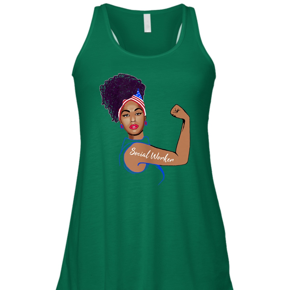 Strong Women Rosie The Riveter Social Worker T-Shirt