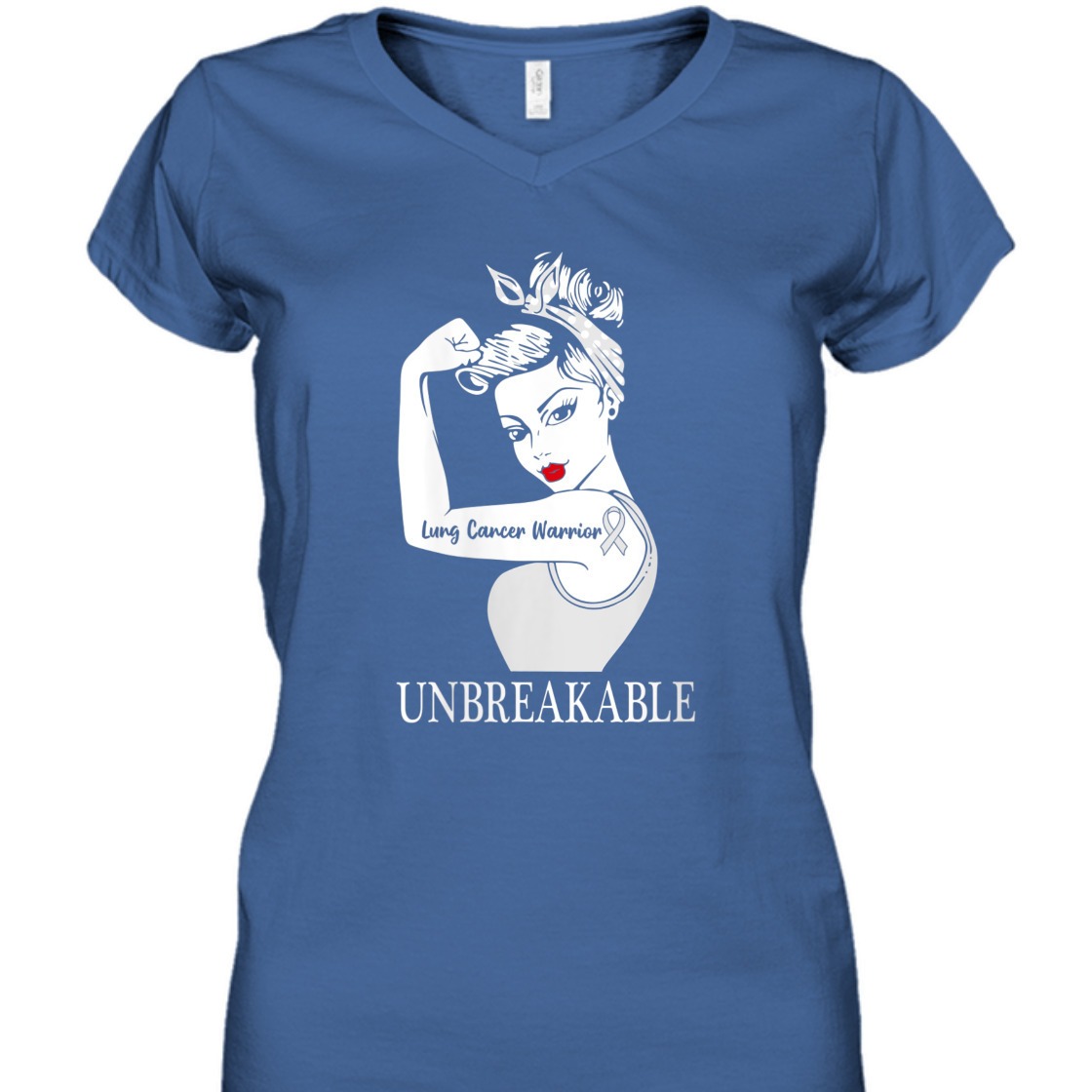 Strong Women Warrior Unbreakable Rosie The Riveter T-Shirt